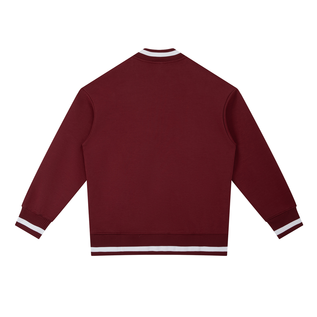 Manteau de Vin in Wine Red — back view