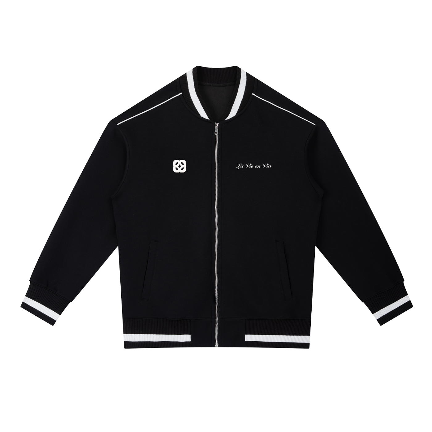 Manteau de Vin in Black — front view