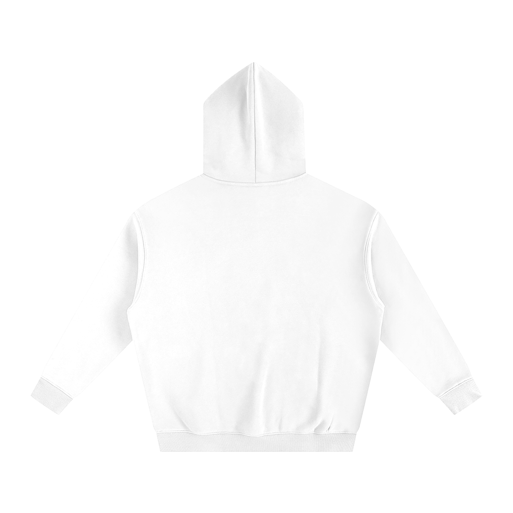 Catching Light Hoodie in White — back view