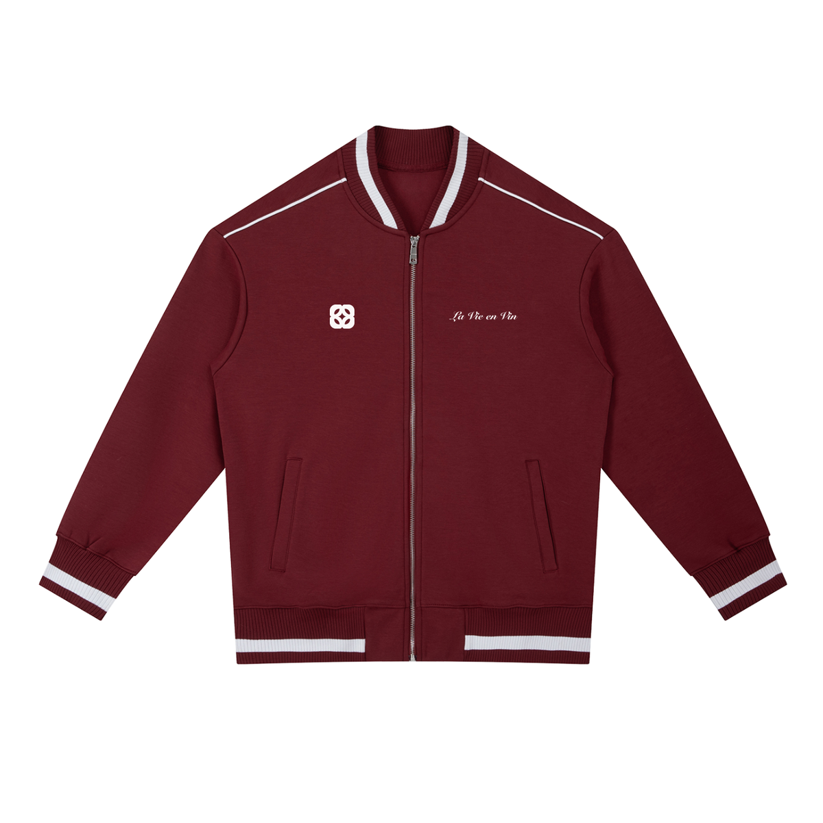 Manteau de Vin in Wine Red — front view