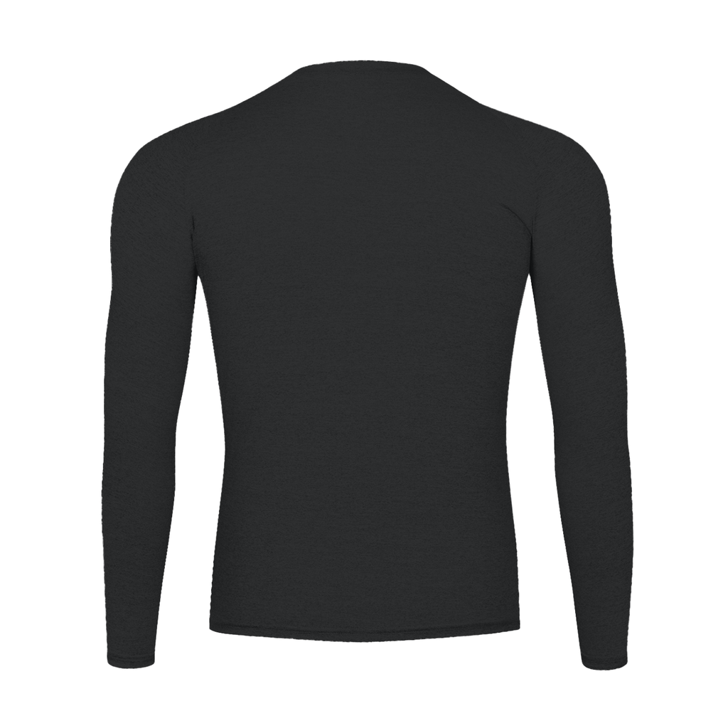 Emblem Performance Longsleeve in Black — back view