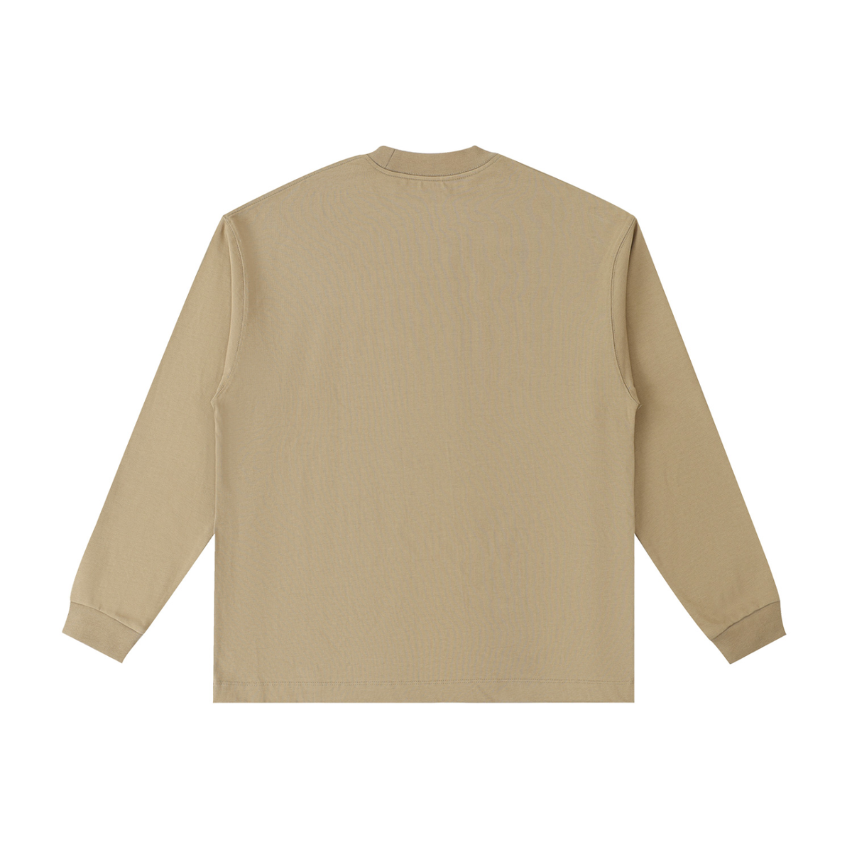 Catching Light Long Sleeve Tee in Khaki — back view