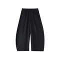 Barrel Dress Pant in Black — front view